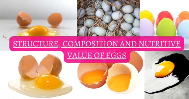 Structure, Composition and Nutritive Value of Eggs