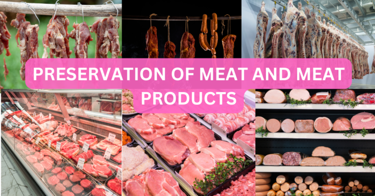 preservation of meat