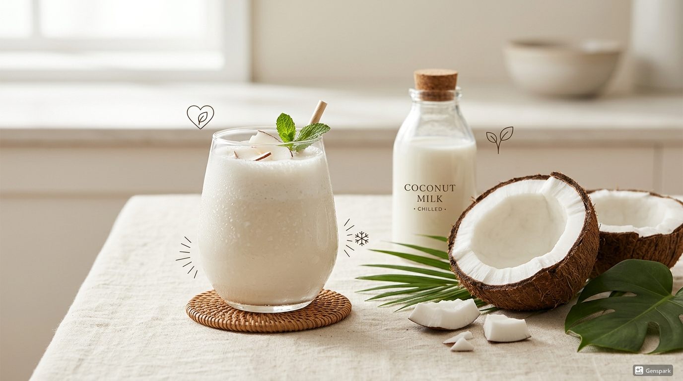 coconut milk drink